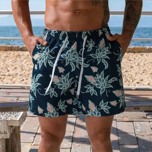 กางเกงว่ายน้ำผู้หญิงแบบใหม่ลายสก็อต ทรงพุชอัพ ผ้าสแปนเด็กซ์/โพลีเอสเตอร์ยืดได้ 4 ทิศทาง แห้งเร็ว พร้อมสายรัดรูปตัววีและเชือกผูกเอว - Product Image 1