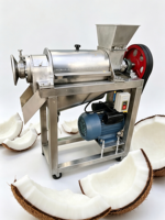 Commerciële kokosmelk-extractiemachine, sapcentrifuge, volautomatische fruitsapcentrifuge