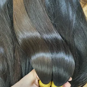 bone straight hair vietnamien raw virgin brazilian bulk human hair bundles extensions Mega Hair Cabelo Humano Natural original