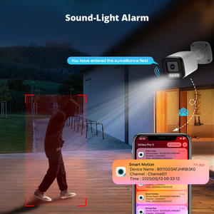 Bán buôn 8CH 5MP đầy đủ màu sắc H.265 Mạng <span class=keywords><strong>IP</strong></span> CCTV Hệ thống <span class=keywords><strong>camera</strong></span> 2-cách âm thanh an ninh với tầm nhìn ban đêm PoE tương thích - Product Image 5