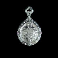 Pendentif en jadéite birmane naturelle de qualité A, cabochon, pendentif unisexe en jadéite birmane, cadeau pour un usage quotidien (avec NGTC)