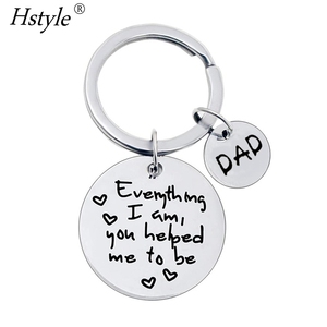 Porte-clés maman cadeaux de fête des mères de fille pour anniversaire tout ce que je suis tu m'as aidé à être maman cadeaux de fille fils SD2271 - Product Image 5