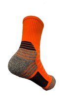 Chaussettes de sport en tissu éponge tricoté respirant, antibactérien, en nylon, avec logo personnalisé de haute qualité, pour hommes et jeunes athlètes