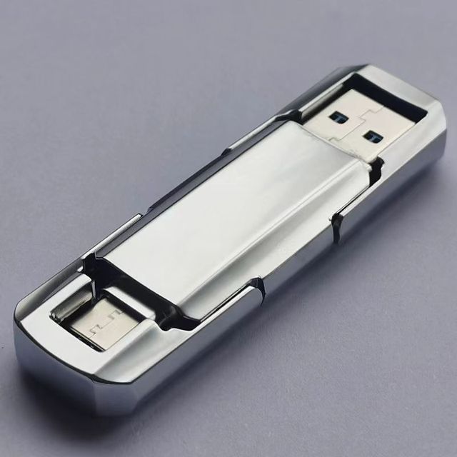 Type-C High-Speed Large Memory 128GB 1TB Metal Mobile Phone USB Flash Drive Solid-State USB