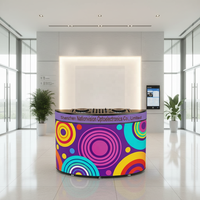 Module d'écran LED souple et pliable pour intérieur P1.86-P4 avec DCI-P3 95% et HDR10 pour colonnes incurvées et murs vidéo ondulés