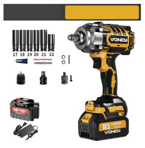 Brushless Cordless Impact Wrench High Torque Lithium <b>Battery</b> Impact Gun for Car Tire Construction Bolt Removal - Product Image 6