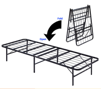 Nouveau Design lit double simple famille fer lit simple appartement hôtel fer cadre lit