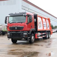 Camion compacteur de déchets municipaux Howo 16 m³ pour l'exportation