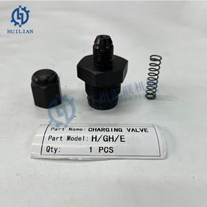 <span class=keywords><strong>GH2</strong></span> GH3 GH4 GH E E203 E204 E205 Válvula de carga Martillo hidráulico N2 Kit de cargador de gas nitrógeno Excavadora Rock Repuestos Martillo - Product Image 1