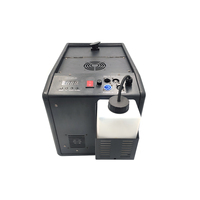 DELIFX Máquina de Niebla Baja Mini de 1500W a Base de Agua, Control Remoto DMX512, Cobertura de Suelo de Plástico de 30m, Sin Hielo Seco, Para Escenarios de Boda