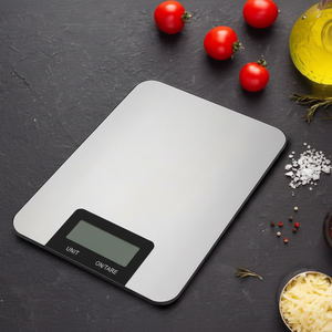 Smart Digital Food Scale Metal Kitchen Weight Measuring Tool <b>Electronic</b> Gadgets <b>Accessories</b> Household <b>Auto</b> Off Battery Powered - Product Image 1