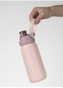 Outdoor Camping Stainless Steel Custom Sport Double Wall Thermal <b>Cup</b> Bottle With Handle Pocket Bottle For Kids - Product Image 5