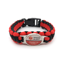 Bracelet en paracorde 550 fait main avec logo en époxy personnalisé, idéal pour les activités de plein air – Vente en gros à chaud