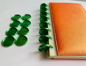 2020 yeni varış özel metal disk bağlı defter, circa notebook, disk planlayıcısı