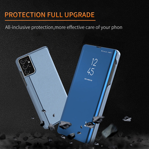 Coque de téléphone portable ultrafine, vue miroir en cuir, pour <span class=keywords><strong>Samsung</strong></span> Galaxy S20 <span class=keywords><strong>S21</strong></span> <span class=keywords><strong>Ultra</strong></span> - Product Image 2