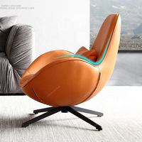 SPARKLE Mobilier de salon moderne en cuir Fauteuil inclinable pour les loisirs Fauteuil canapé simple