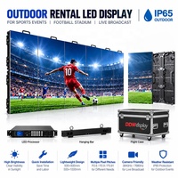 Écran LED d'extérieur DDW pour événements sportifs P2.6 P2.9 P3.91 500x500 500x1000mm IP65 pour stade de football