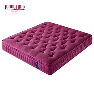 Matelas hybride de luxe personnalisable LOONGFUNG, fabriqué à la main, avec ressorts ensachés, mini ressorts et crin de cheval, pour usage hôtelier/domestique - Product Image 1