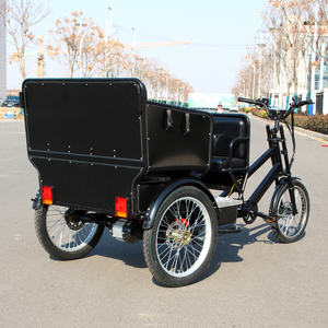 Bicicleta Taxi Cyctle Velo con Pedaleo Asistido, 5 Plazas, Bicicleta Eléctrica para Pasajeros Turísticos, Rickshaw Eléctrico, Bicicleta Eléctrica para Adultos, <span class=keywords><strong>Cuatriciclo</strong></span> - Product Image 4