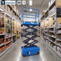 Mini-élévateur à ciseaux électrique compact de haute qualité 3m 240kg pour chantiers de construction restreints Livraison rapide