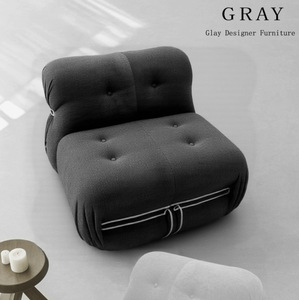 Sofá Individual Francés <span class=keywords><strong>Soriana</strong></span> River Horse Steel Teeth, Mueble Reclinable de Tela Estilo Medieval para Sala de Estar Grande - Product Image 5