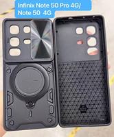 Coque de protection magnétique avec anneau support pour Infinix Note 40 Pro 5G, Zero 40 4G, Hot 50, Smart 9 – Protection caméra pour téléphone portable