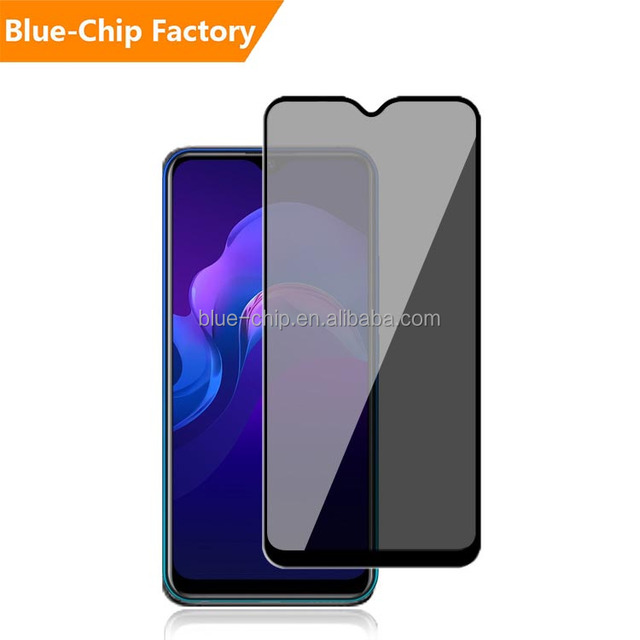 No Bubble Adhesive Protection Anti Spy Custom Privacy Mobile Phone Glass Screen Protector for Vivo Y12 Y15 Y17 Y67 Y97 X300 Pro
