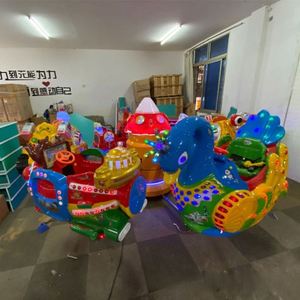 Máquina de juego cuadrada giratoria para exteriores con elevador, avión giratorio, atracción de mercado nocturno con temporizador - Product Image 4