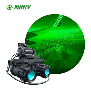 MHNV-PVS9 Grossissement 40 °   Lunettes de vision nocturne pour l'<span class=keywords><strong>aviation</strong></span> et les pilotes, champ de vision large, haute résolution, Gen 2+ FOM2000 - Product Image 1