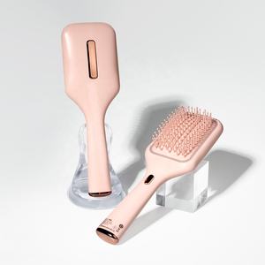 Nueva llegada al por mayor de pelo de aceite Airbag aplicador Micro-vibración masaje líquido guía peine Cuidado del cuero cabelludo masaje peine cepillo - Product Image 2