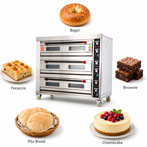 Four à sole automatique commercial pour pain au thé ghanéen, machine à Pan de Bono colombien, machine à samosas pour boulangerie et <span class=keywords><strong>restaurant</strong></span> - Product Image 3