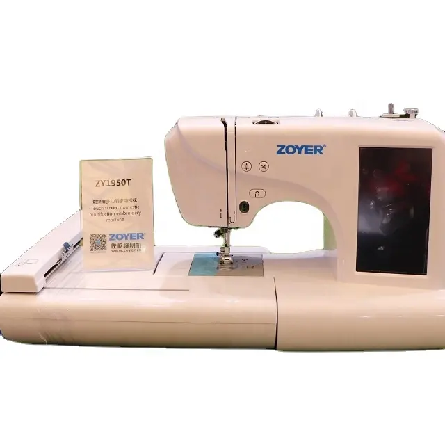 ZY1950T Zoyer Domestic embroidery sewing machine different type patterns home use house hold machine