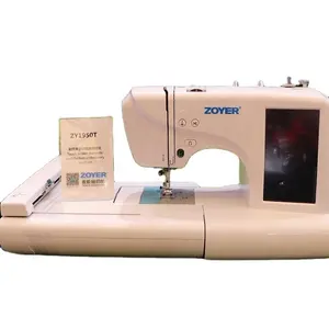 Máquina de coser de bordado doméstico ZY1950T, con diferentes patrones integrados, 67
