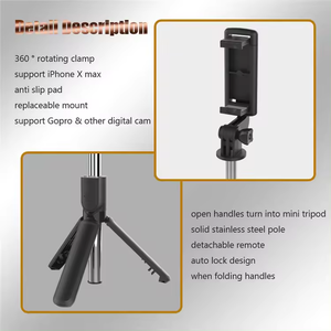 S03 Selfie Stick Integrated Floor Tripod Mobile Live Portable <strong>Remote</strong> Control <strong>Camera</strong> Stand Universal Selfie Stick - Product Image 3