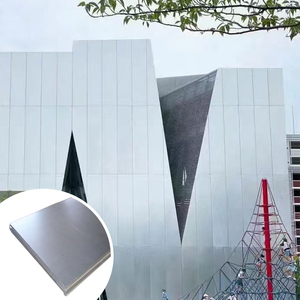 Trung tâm văn phòng xây dựng tùy chỉnh hiện đại bên ngoài nhôm Veneer tường Rèm trang trí kim loại rèm tường Ốp thiết kế hồ sơ - Product Image 2