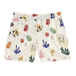 Shorts de bain pour homme, taille XS, imprimé vintage déco, design personnalisé, services OEM écologiques, nouvelle arrivée, en laine peignée pour la salle de sport - Product Image 6