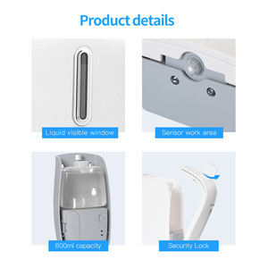 เครื่องจ่ายเจลแอลกอฮอล์อัตโนมัติ SVAVO 600 มล. พร้อมเซ็นเซอร์อัจฉริยะและขาตั้ง รุ่น <span class=keywords><strong>PL</strong></span>-151047 - Product Image 3