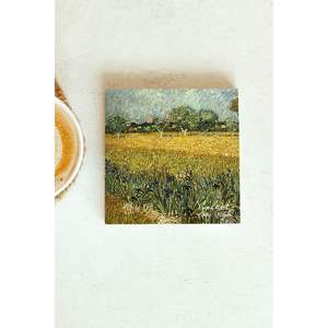 Posavasos de Piedra Individual Serie Vincent Van Gogh Número 1, Diseño Cuadrado para Regalo Empresarial o Promocional - Product Image 1