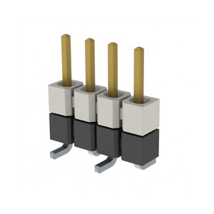 Connettori Brand HW-04-16-<span class=keywords><strong>L</strong></span>-S-250-SM 4P Header <span class=keywords><strong>Spacer</strong></span> Flex Stack HW, Connettore 2.54mm Placcato Oro HW0416LS250SM per Montaggio Superficiale - Product Image 1
