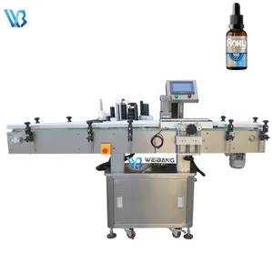 WB-LT100 Automatic Beer Bottle Wrap-around labeler Self-adhesive Sticker Labeling Machine