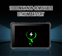 ODM OEM 8 pouces Ip68 étanche personnalisé 4 go de RAM 10000mah 10h batterie avec carte d'identité robuste tablette PC