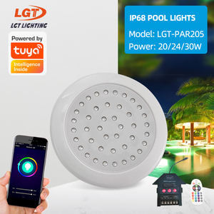 Siêu Mỏng Nhựa Đầy <span class=keywords><strong>LED</strong></span> Hồ Bơi Đèn DC12V RGB Thông Minh App WiFi Tuya Kiểm Soát Hồ Bơi Ánh Sáng - Product Image 4