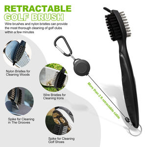 Brosse à eau de golf la plus vendue avec outil d'affûtage de rainures, affûteur de clubs de golf, ensemble d'outils d'affûtage de clubs de golf - Product Image 5