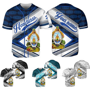 Kaus bisbol Negara Honduras personalisasi kaus Jersey kustom Hombres Negara Honduras Camisa De Honduras - Product Image 5