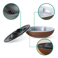 Diffuseur ultrasonique d'arome de mini humidificateur de machine de parfum de maison d'aromathérapie d'usine avec le haut-parleur de musique