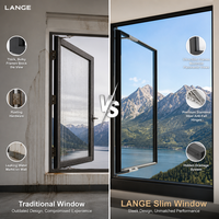 Окна LANGE Advanced Smart Steel Casement с наружным открыванием, многозапорным замком и повышенной безопасностью для квартир