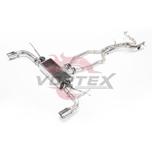 Vortex Custom Stainless Steel <b>Exhaust</b> System For Audi Q7 3.0T 3.6 2005-2015 Adjustable Valve Direct Fit Offroad Catback Muffler - Product Image 1