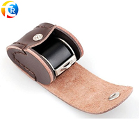 Wholesale 10x Diamond Jewelry Loupe with LED UV Light Metal and Plastic Magnifiers Glass Lens in Leather Package Pocket