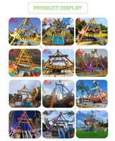Grand bateau pirate de luxe pour 24 personnes, design personnalisé, grand bateau pirate pour parc d'attractions pour enfants, à vendre