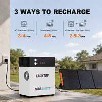 Station d'alimentation portable compacte 656Wh, générateur solaire 300W LiFePO4, 6000 cycles, charge rapide en 1H, station de batterie pour voyages en plein air
